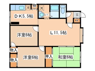 コ－ポグリ－ンヒルの物件間取画像